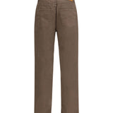 Jeans with turn-up hem