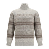 Fair Isle knit turtleneck Sweater
