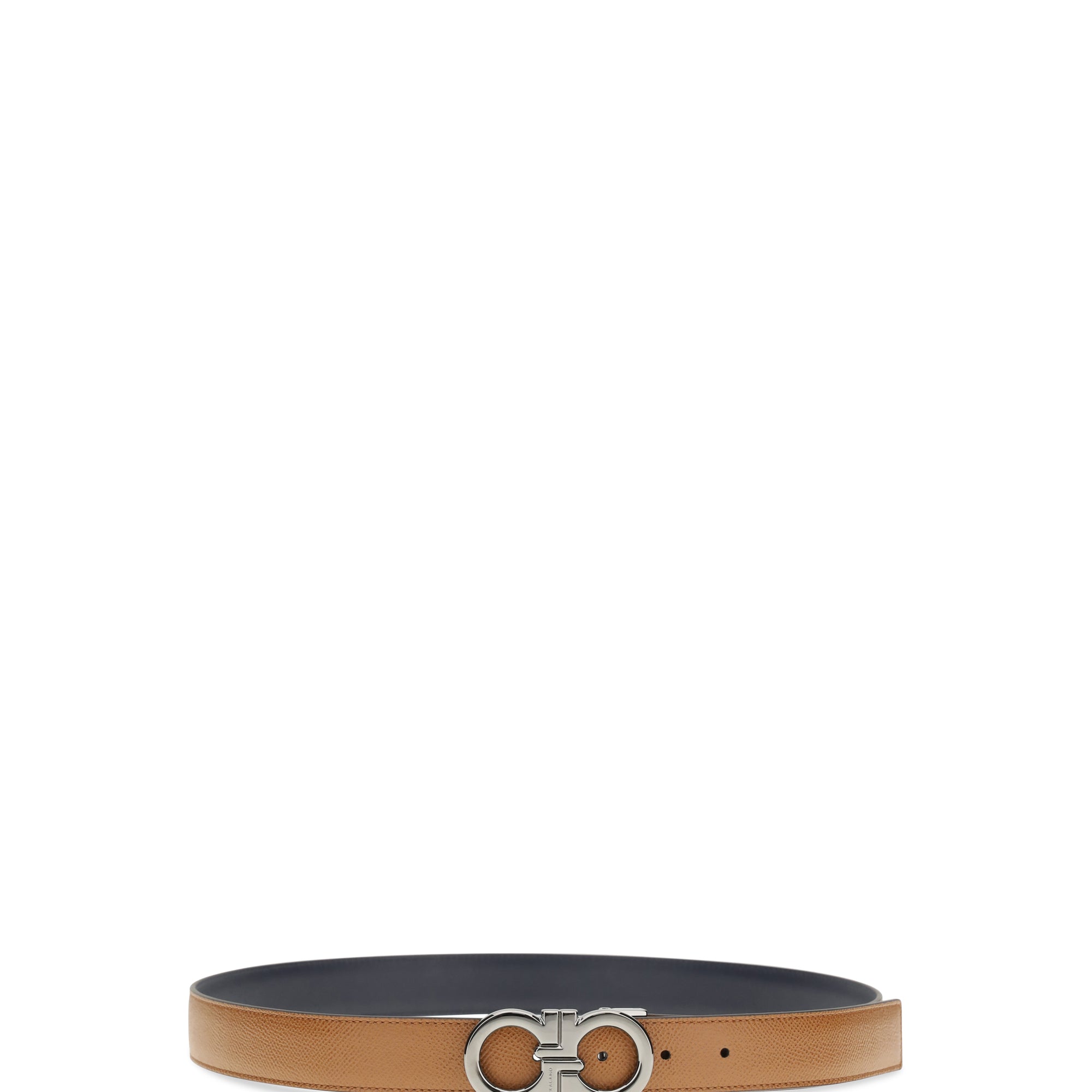 Reversible and adjustable Gancini Belt