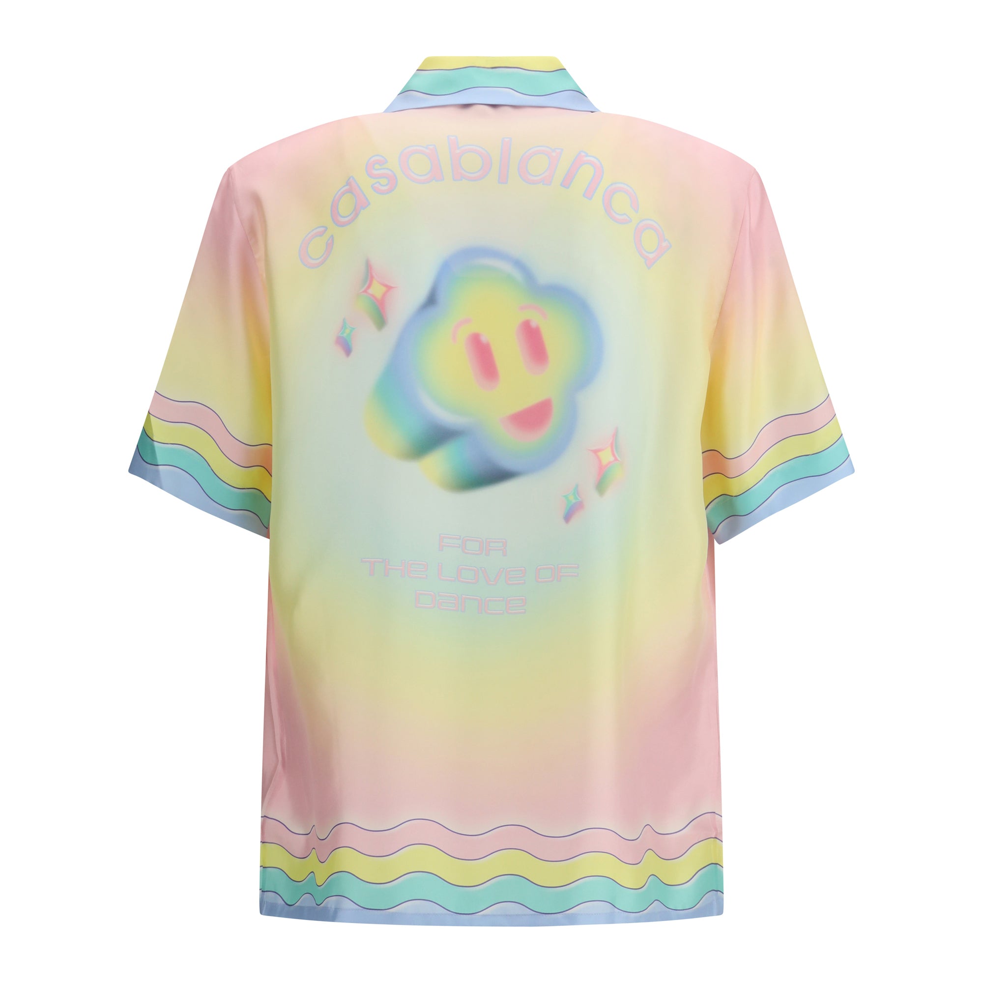 All-over monogram jacquard pattern polo Shirt