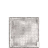 Silk Pochette with geometric pattern