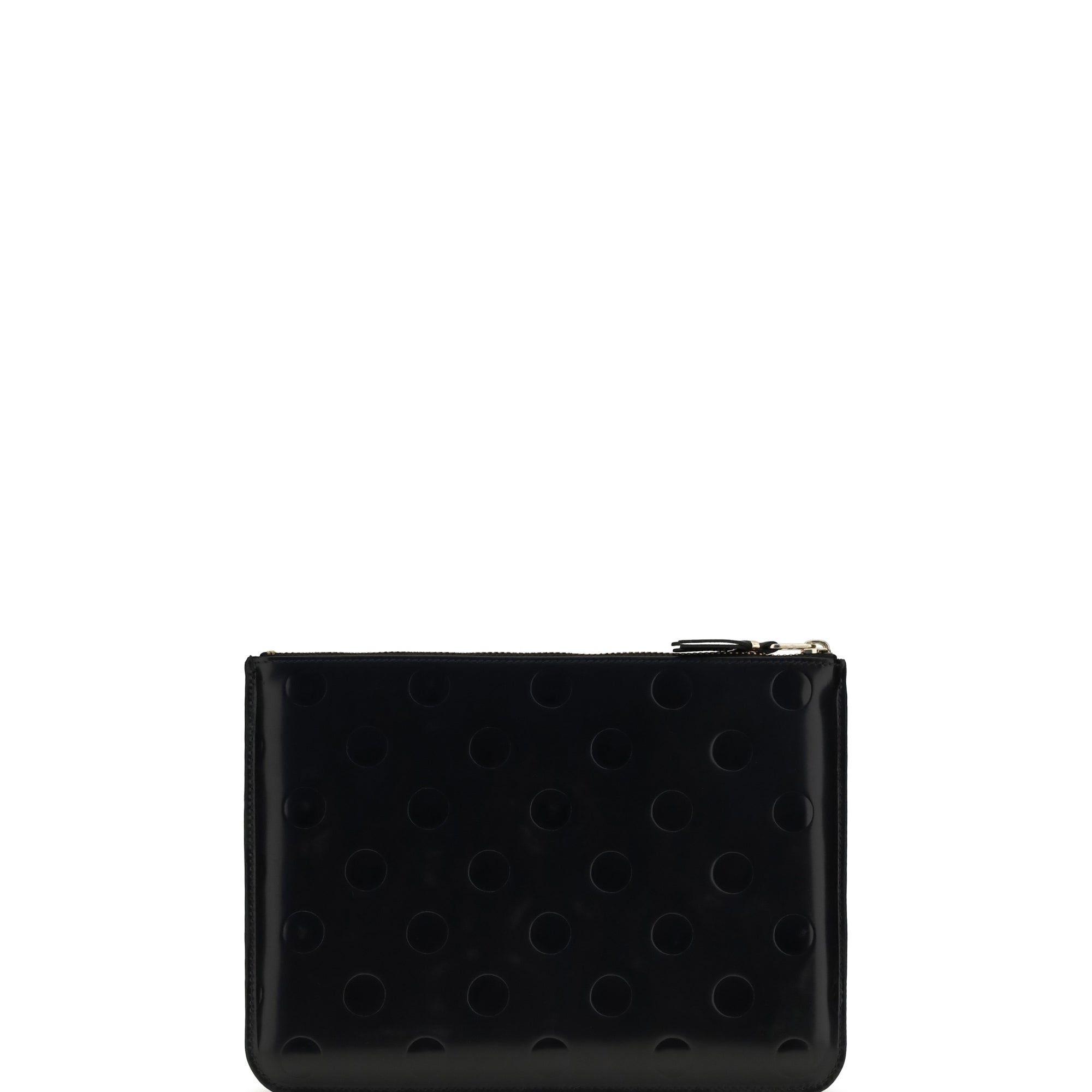 Embossed polka-dot Pouch