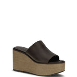 Leather wedge Sandals