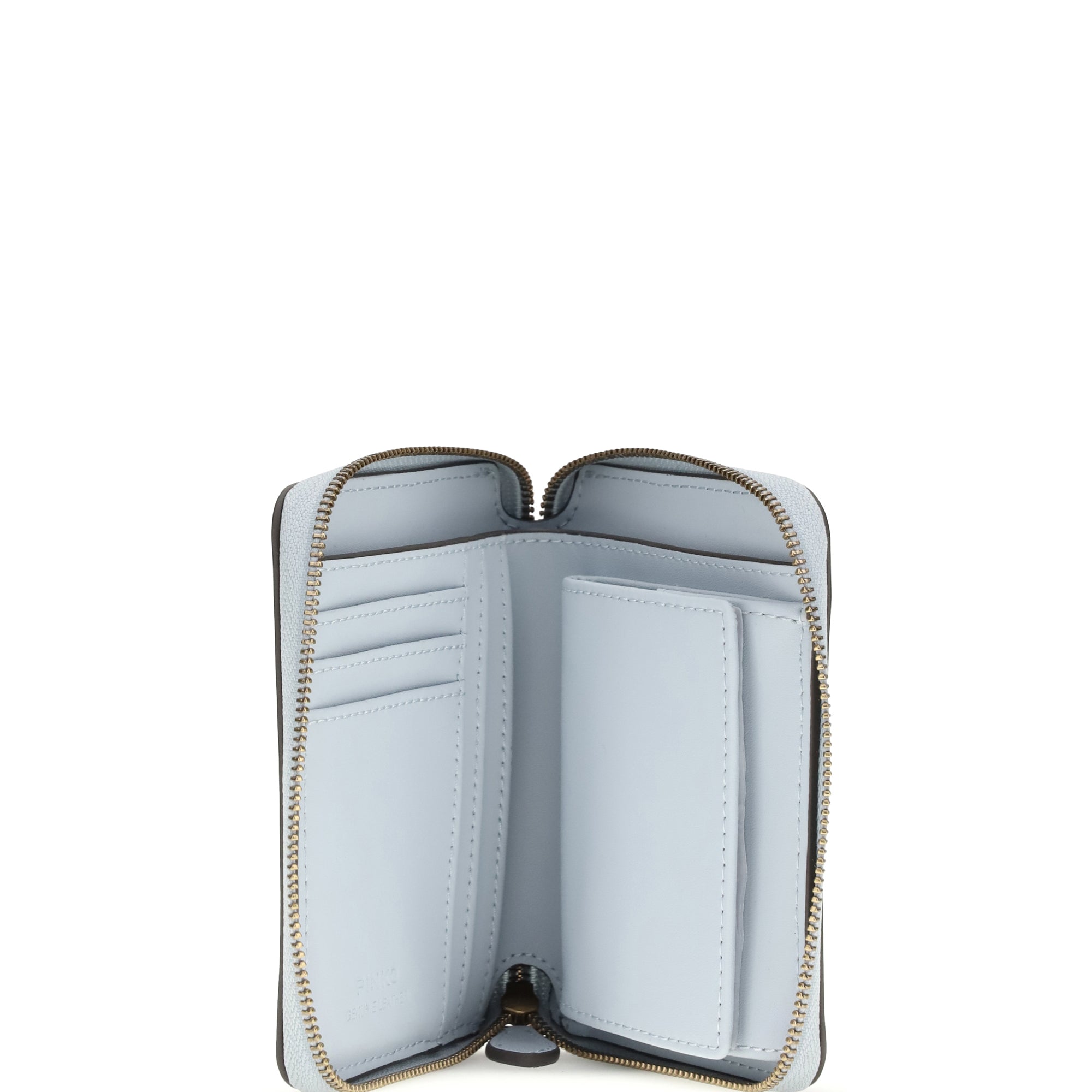 Leather zip-around Wallet