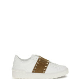 Rockstud Untitled Sneakers with suede band