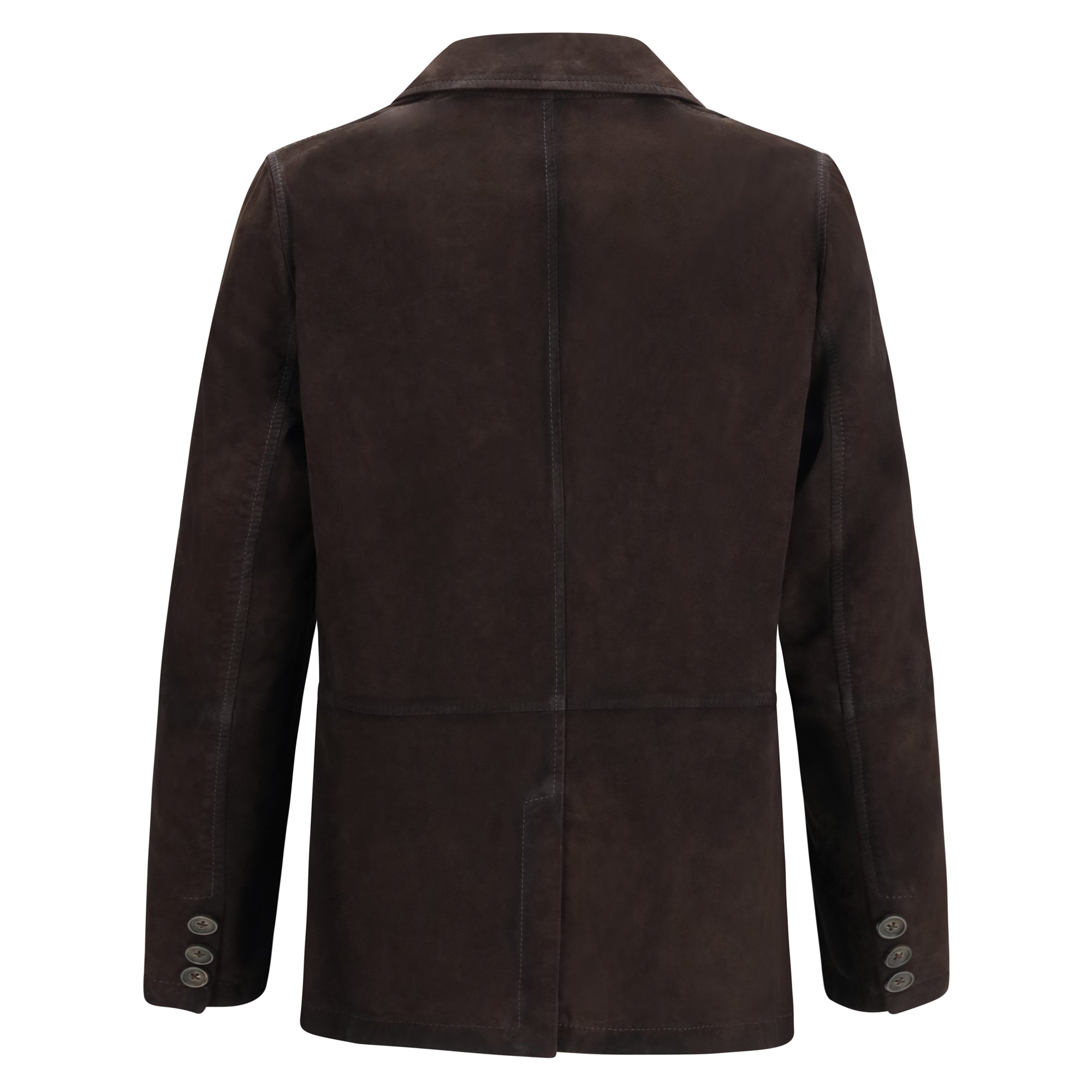 Single-breasted Jacket in suede