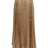 Pleated midi Skirt
