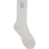 Ribbed cotton knit Socks