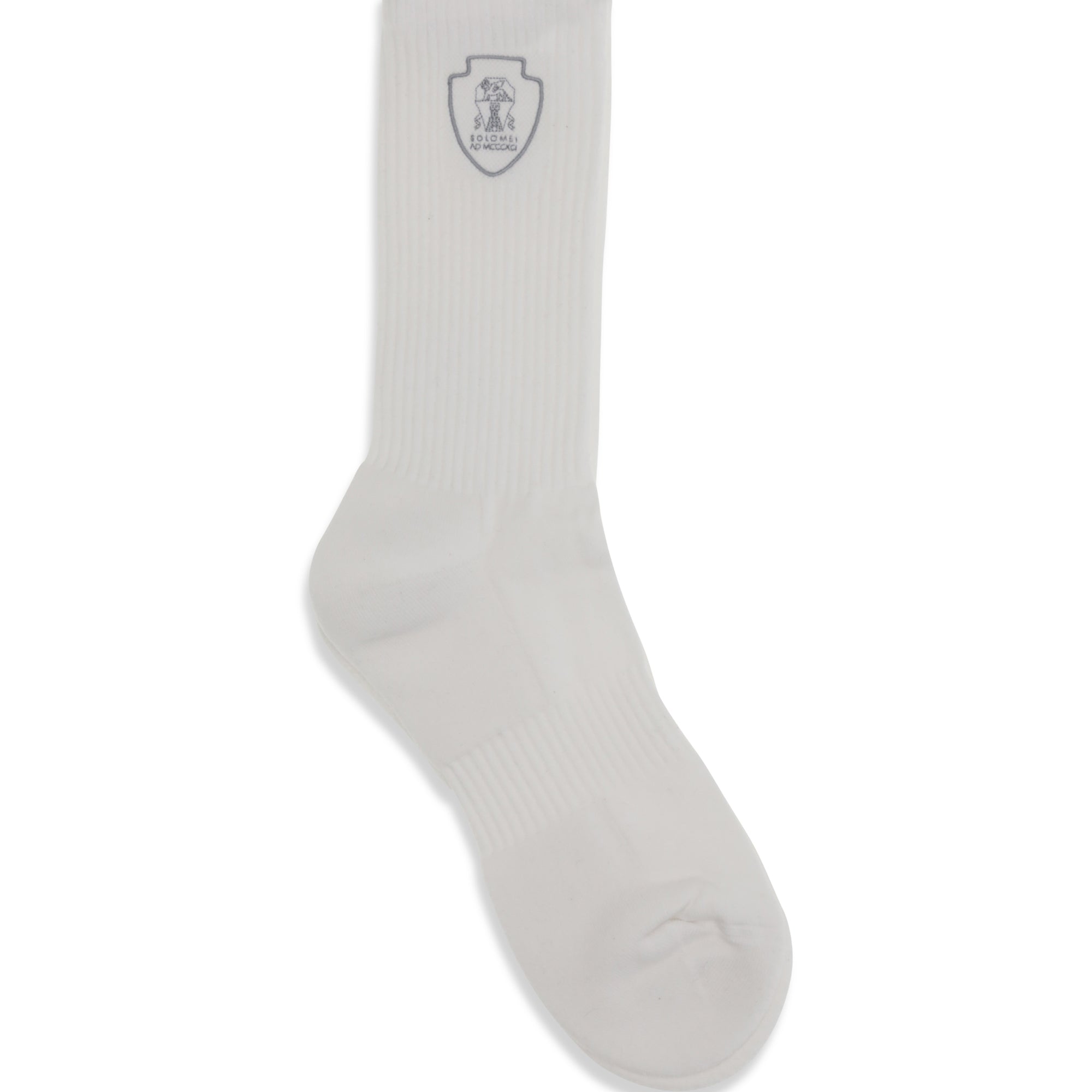 Ribbed cotton knit Socks