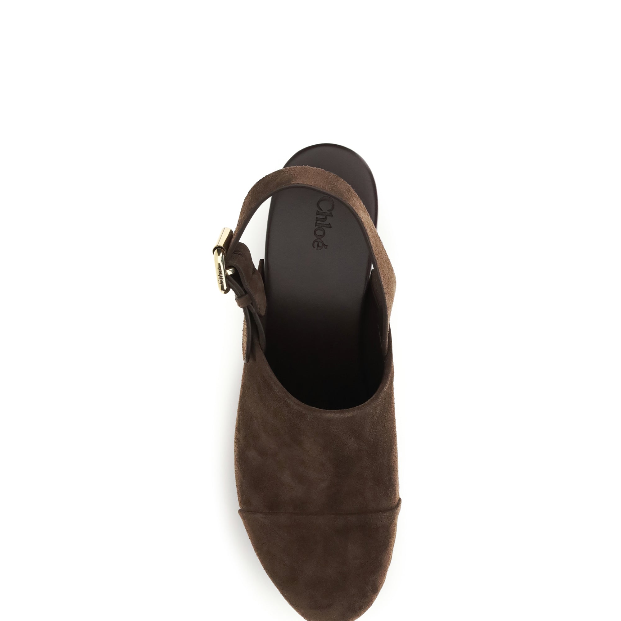 Jeannette wedge Clogs in glossy calfskin