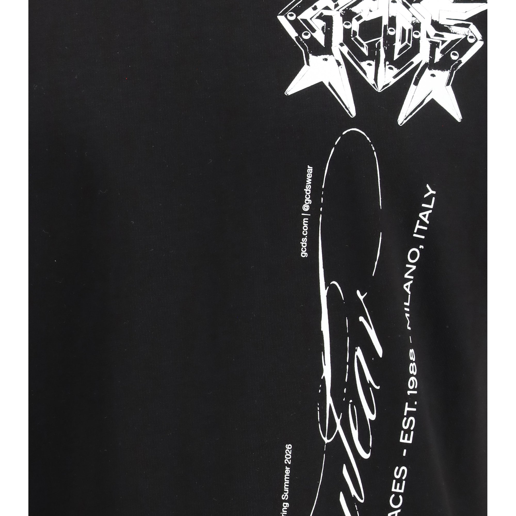 History print cotton T-shirt