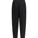 Pleated Pants with an elasticated waistband