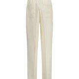 Linen and viscose Pants