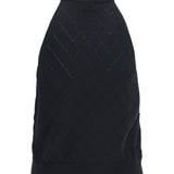 Sleeveless wool crewneck Top