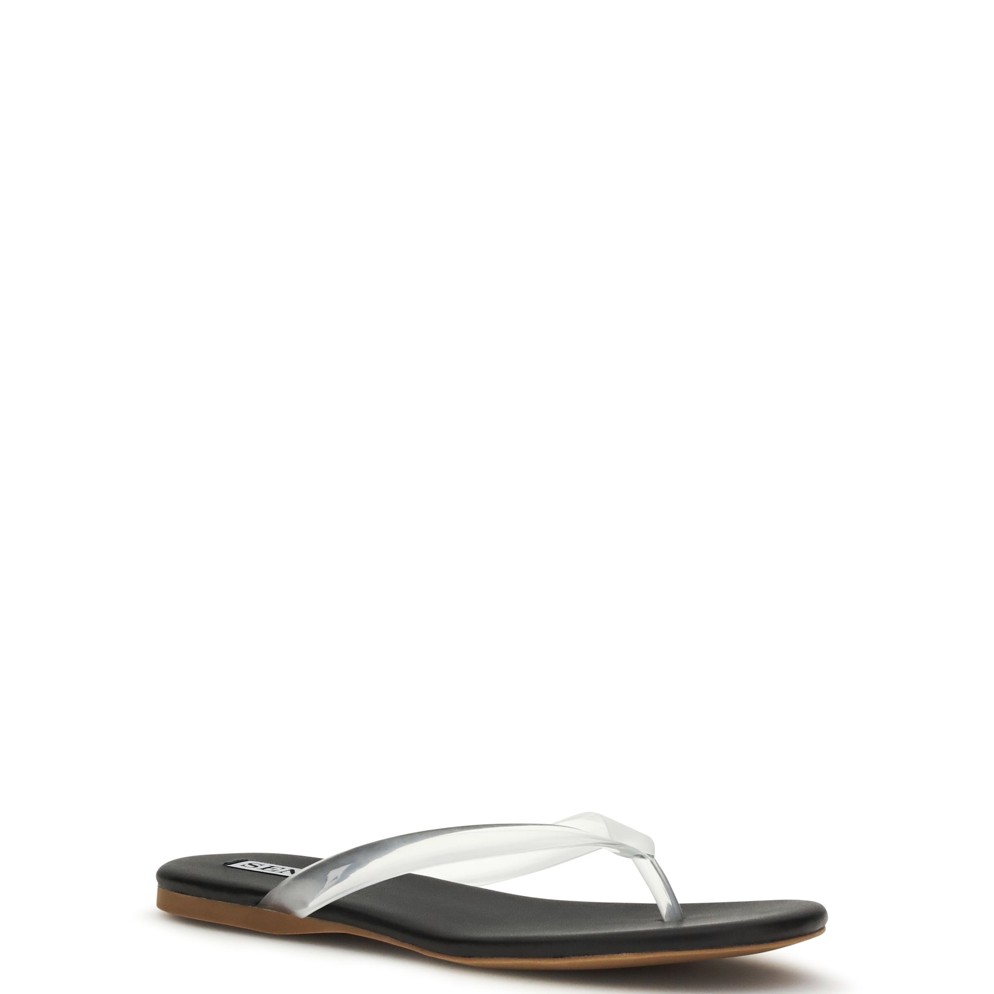 Leather and rubber flip-flop Sandals