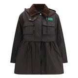 Waxed peplum Jacket by Barbour x GANNI