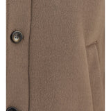 Hooded button-front Jacket