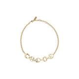 Script choker Necklace