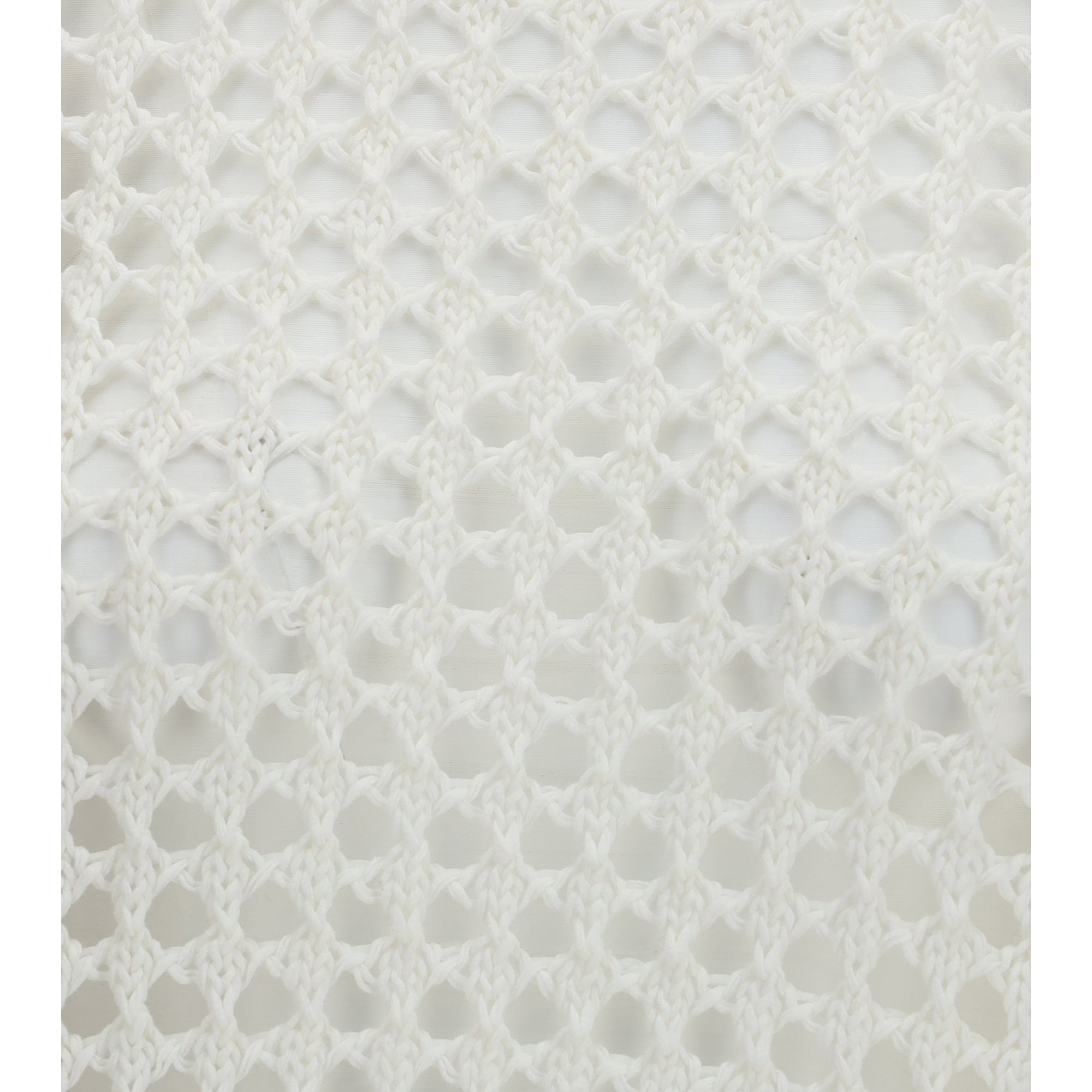 Open-knit Sweater in linen and cotton yarn