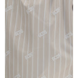 Striped all-over logo swim Shorts