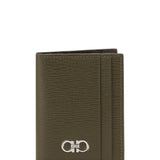 Gancini leather Card Holder