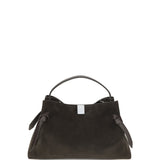 Gyoza suede Shoulder Bag