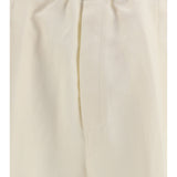 Linen and viscose Pants