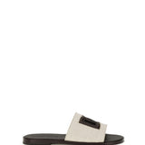 Canvas slide Sandals