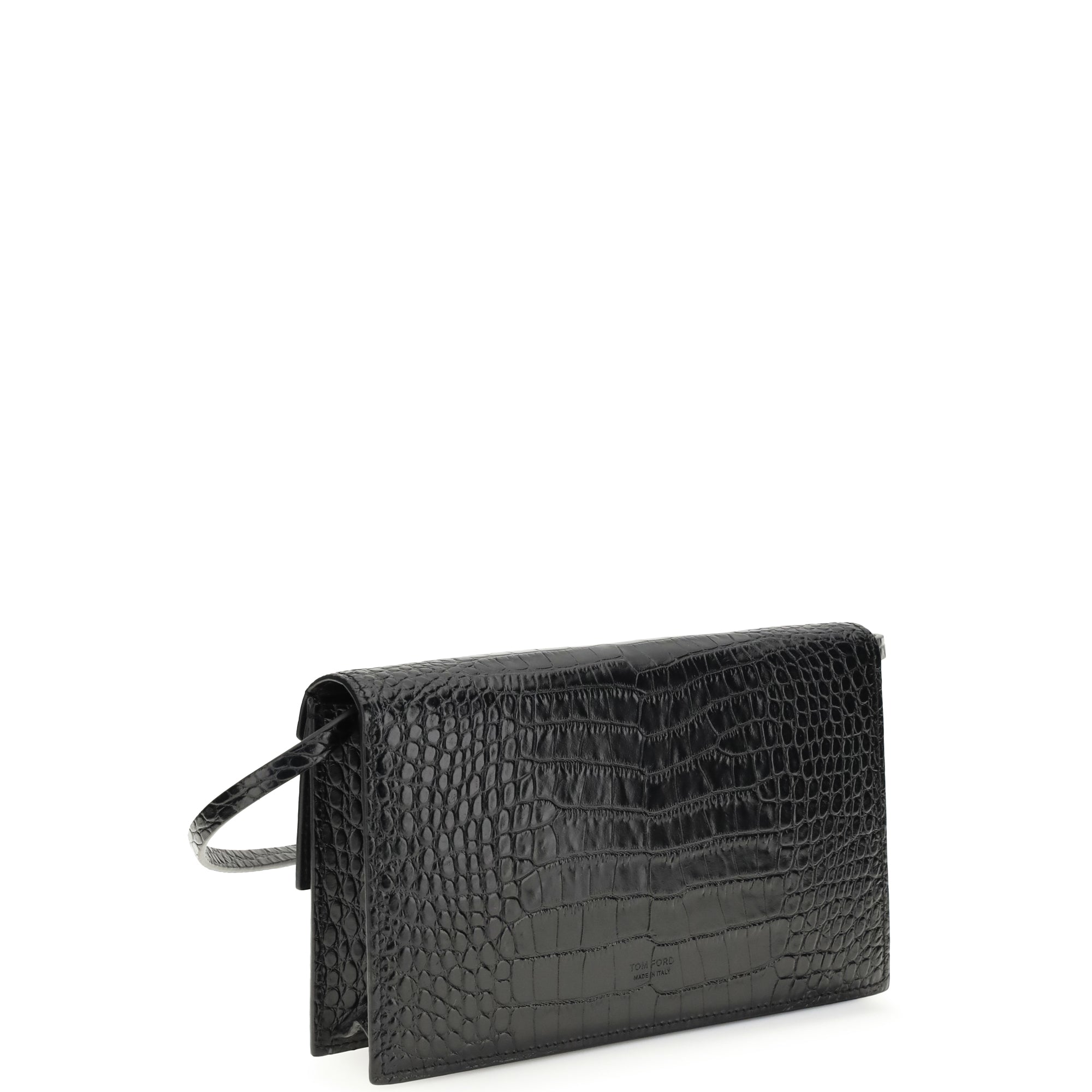 Crocodile Print Shoulder Bag