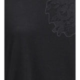Wool Sweater with lace inserts