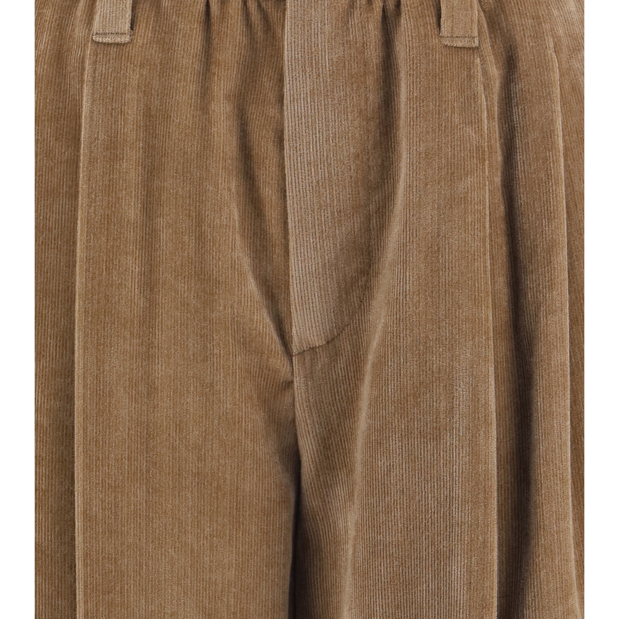 Elasticated viscose and cashmere Pants