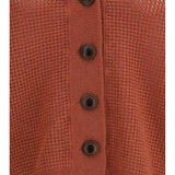 Cardigan in cashmere with V-neck