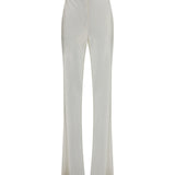 Bias-cut polka-dot Pants