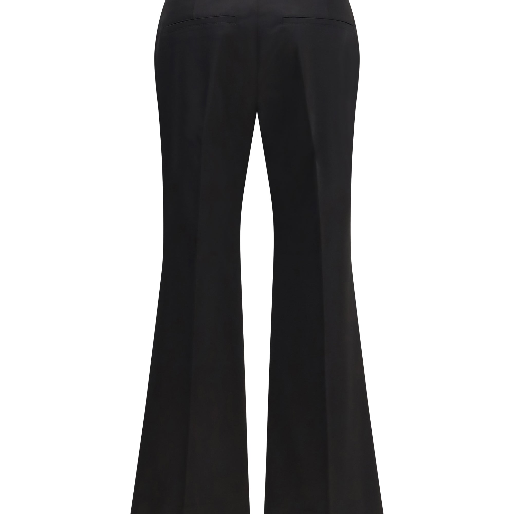 Kick Flare Raw-Edge Pants