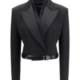 Sicilia double-breasted wool gabardine Jacket