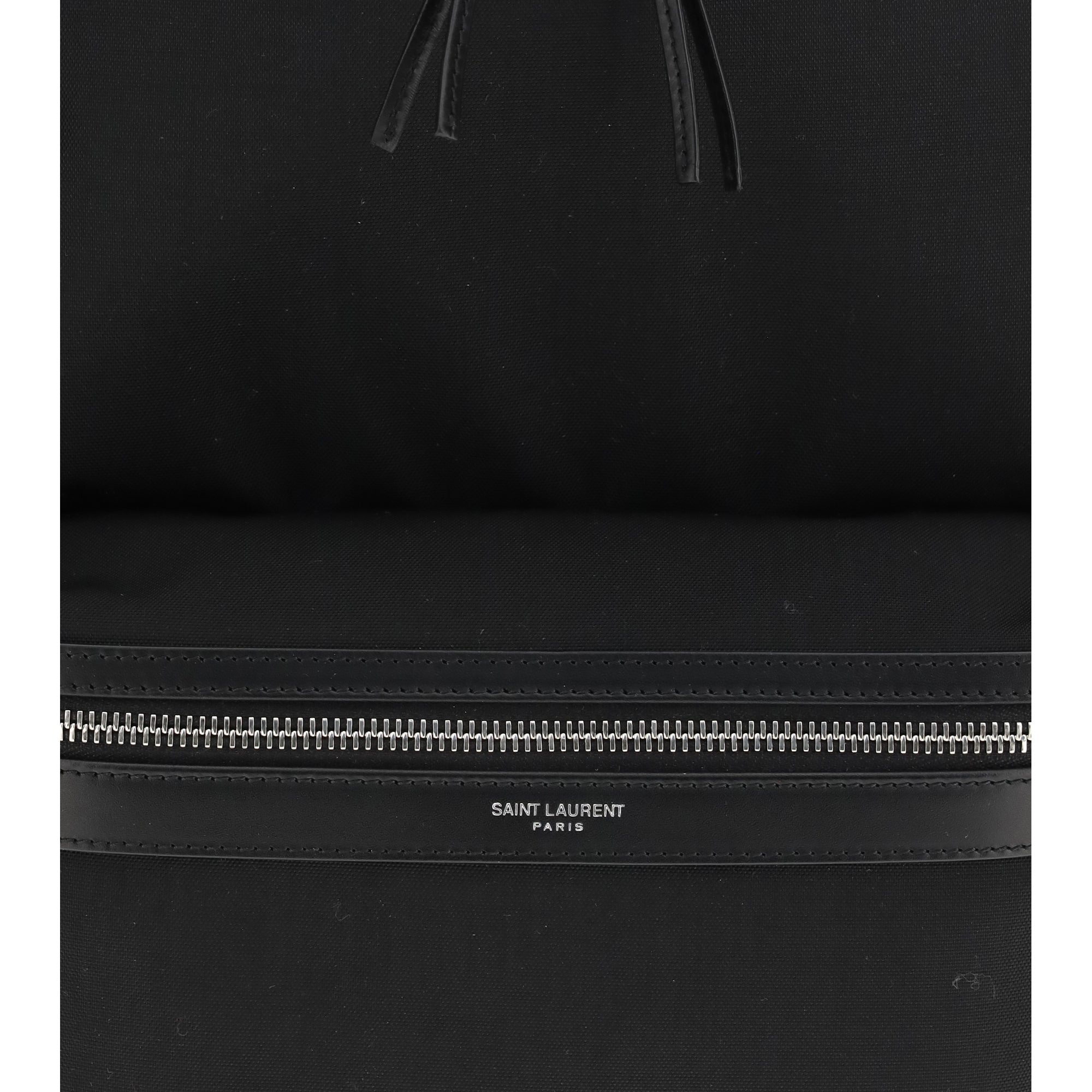 City Backpack in leather and nylon