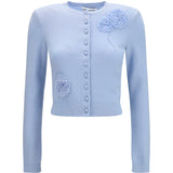 Flower knit Cardigan