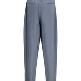 Wide-leg silk blend Pants
