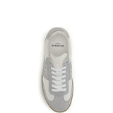 Swan Sneakers in suede and smooth leather