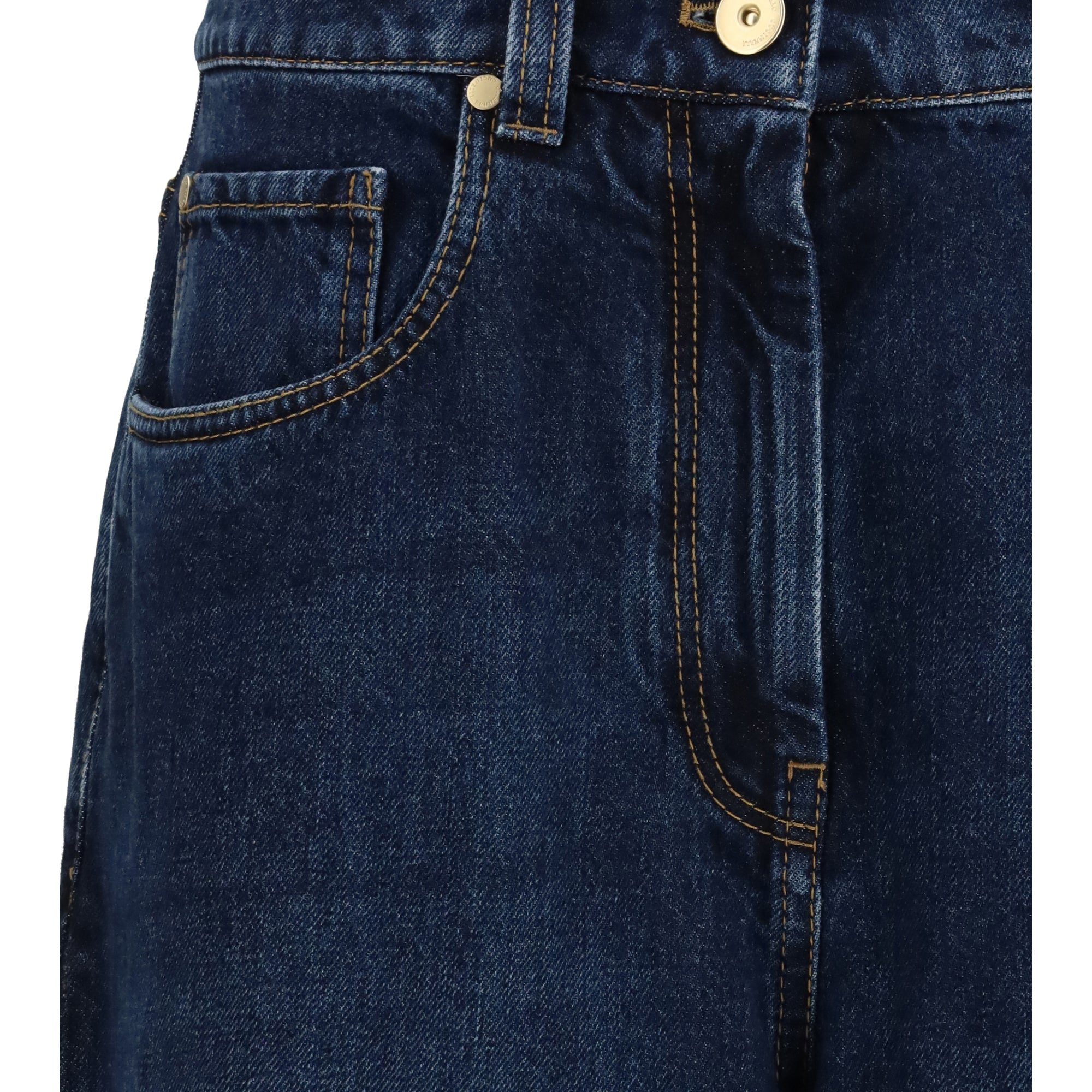 Barrel-leg Jeans