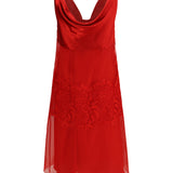 Draped lace Dress