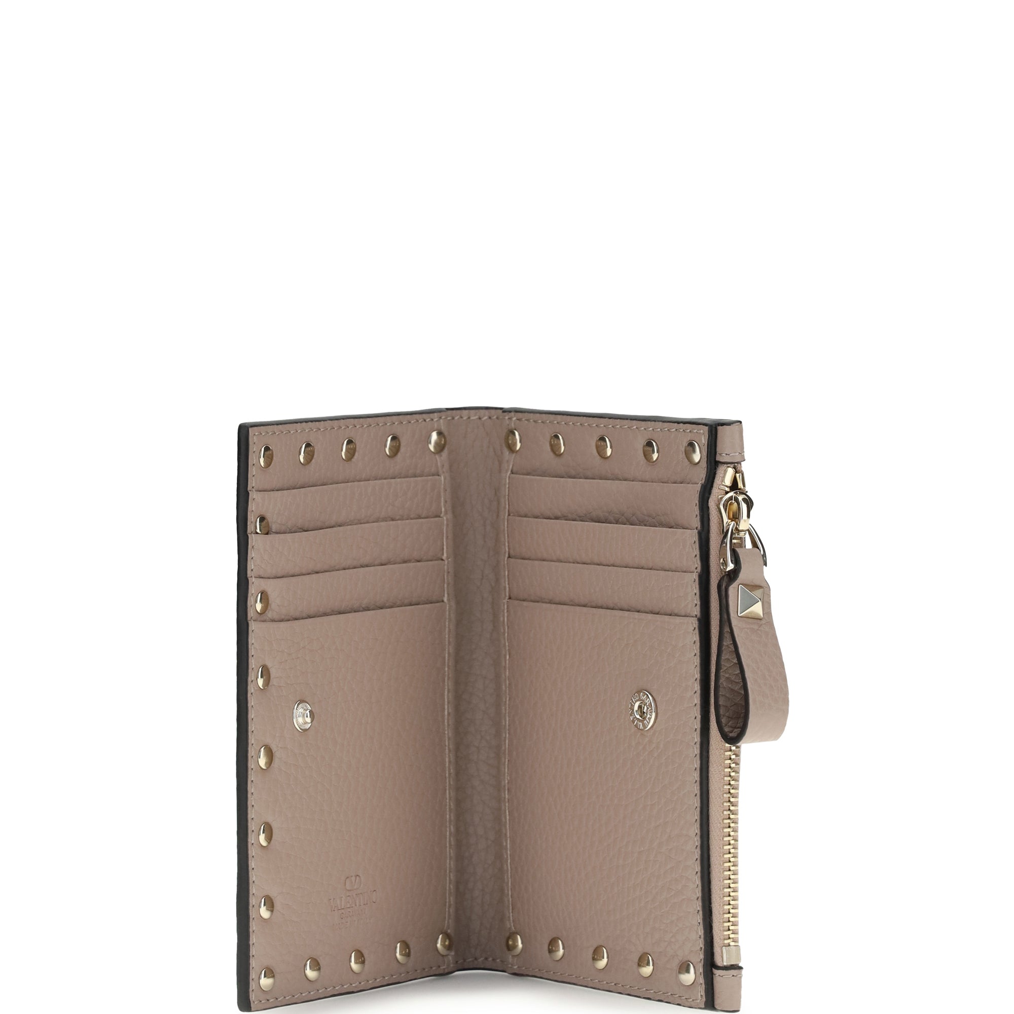Rockstud zip Card Holder