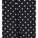Polka-dot crêpe de chine Pants