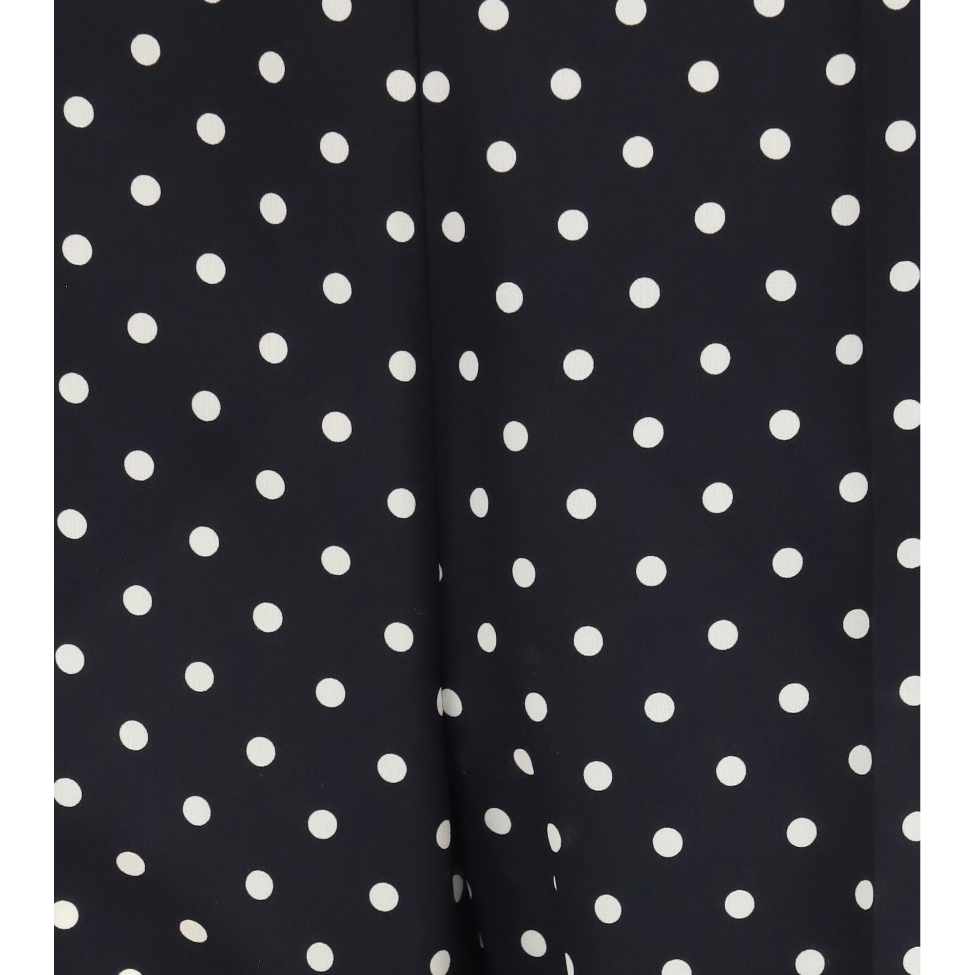 Polka-dot crêpe de chine Pants