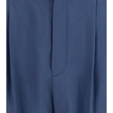 Tailored Pants with habutai silk belt