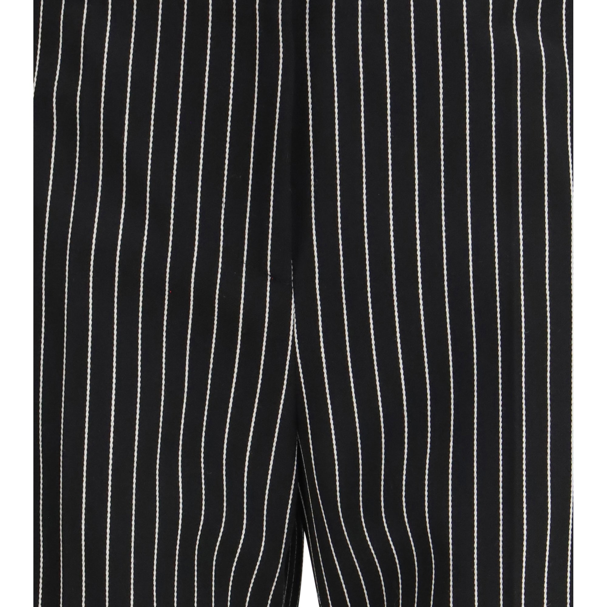 Striped wool and cotton Pant