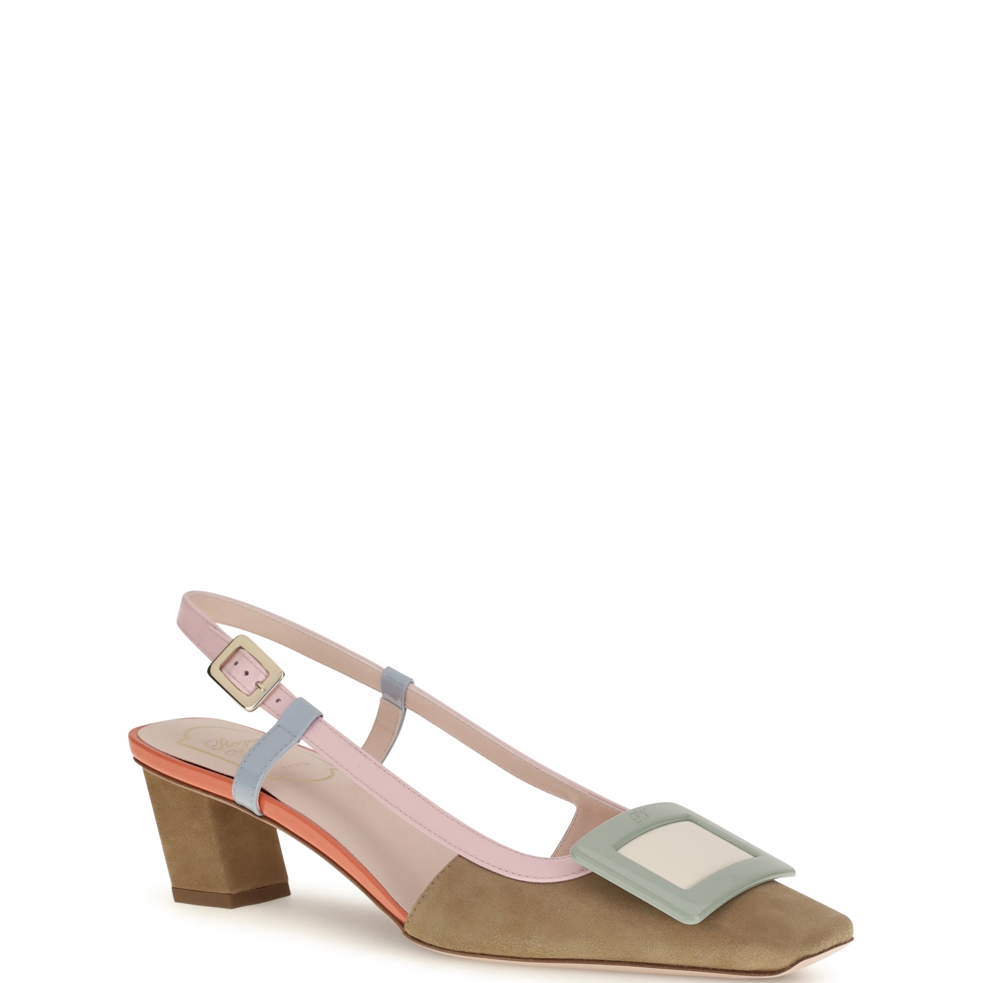 Suede Belle Vivier slingback Pumps