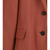 Single-breasted linen Blazer
