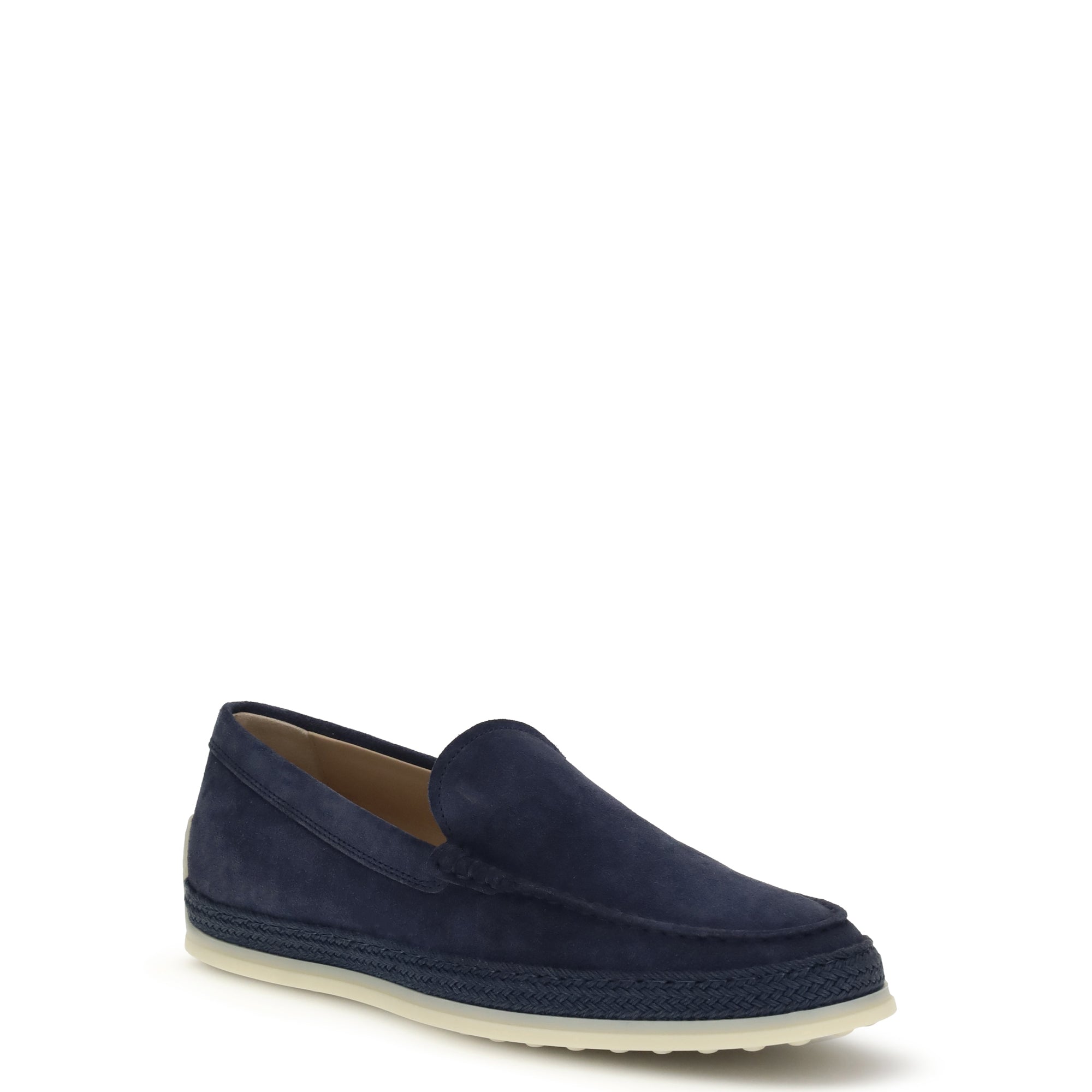 Raffia and leather Slipper Loafers