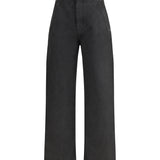 Baggy Jeans with a decorative single belt detail